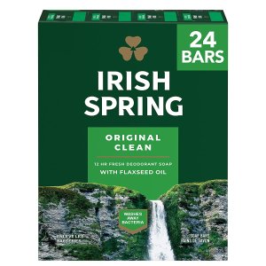 irish spring 男士除臭防菌香皂 24入
