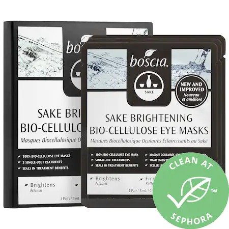 Sake Brightening Bio-Cellulose Eye Masks