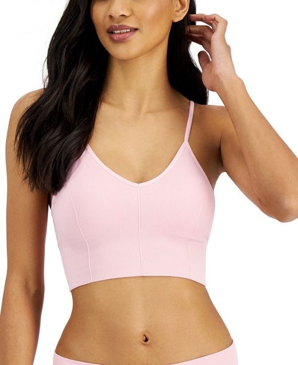 Seamless Ribbed Bralette, Created for Macy's