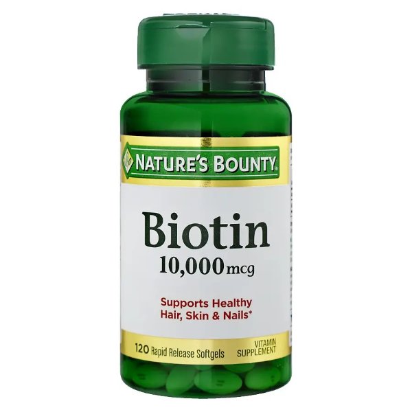 Ultra Strength Biotin 10,000mcg, Softgels