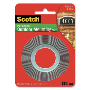 3M Scotch 4011 Exterior Mounting Tape, 1 in x 60 in