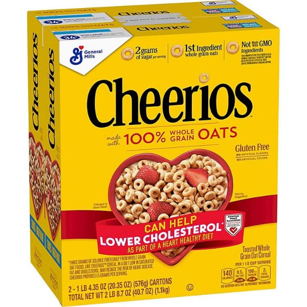 Cheerios 早餐麦片 20.35 oz 2盒装