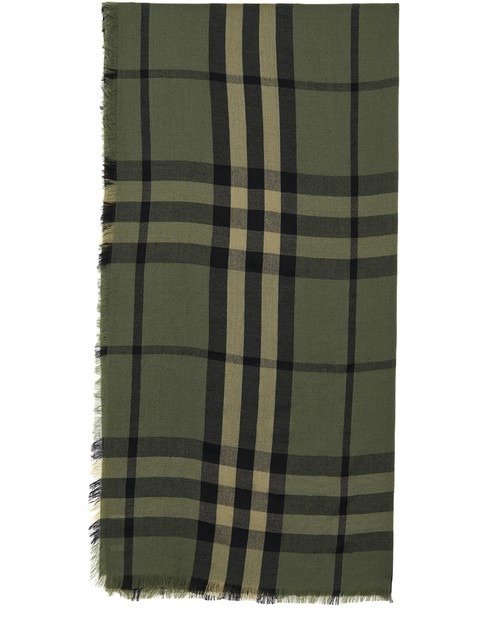 Scarf with military print