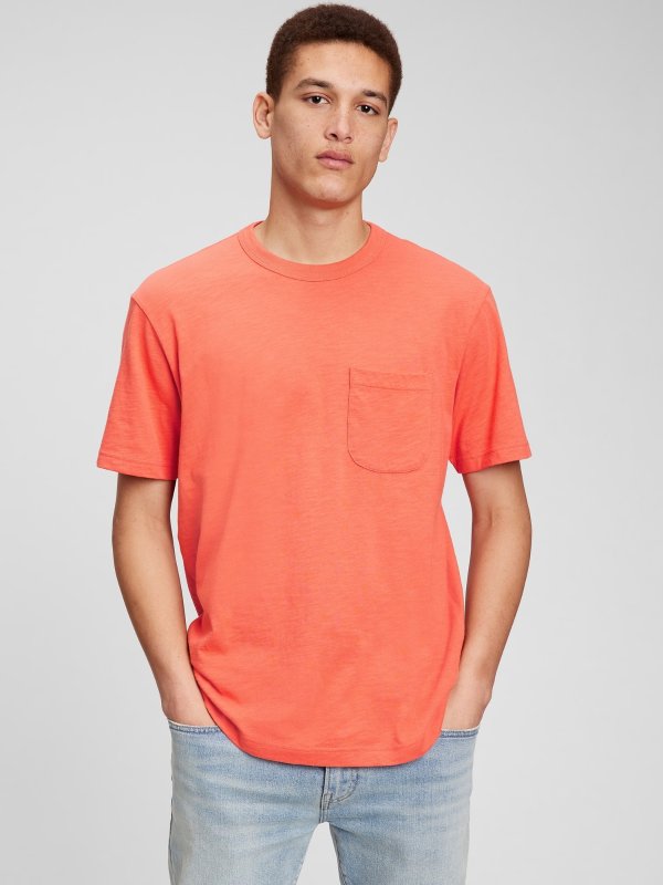 果粒橙圆领T恤