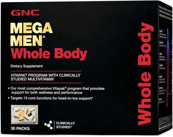 Mega Men Whole Body VP Multi Vitamins, 30 Count