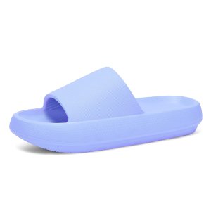 welltree Cloud Slides for Women Men Pillow Slippers Non-Slip Bathroom Shower Sandals Soft Thick Sole Indoor and Outdoor Slides