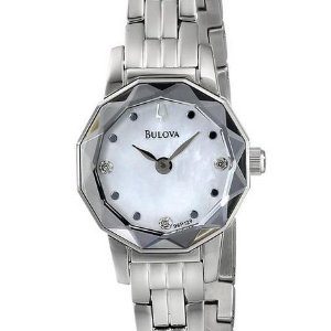 Bulova Women's 96P129 Diamond Faceted Watch
