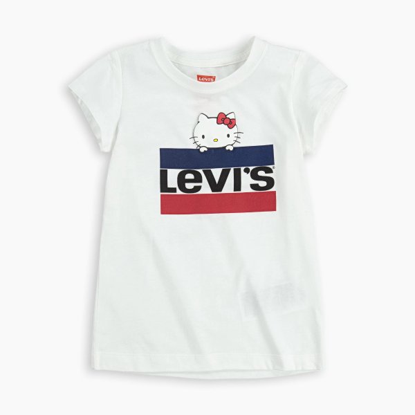 Little Girls 4-6x Levi's® x Hello Kitty Sportswear Logo Tee Shirt