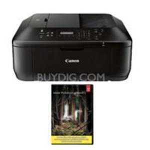 Canon PIXMA MX472 Wireless All-In-One Inkjet Printer with Adobe LR5