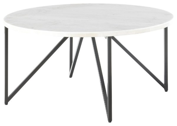Kinsler Round Coffee Table - Transitional - Coffee Tables - by Picket House