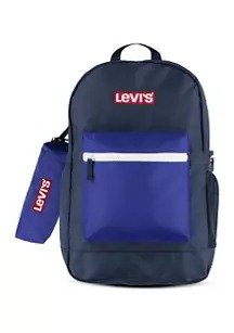 Kids Box Logo Backpack and Pencil Pouch
