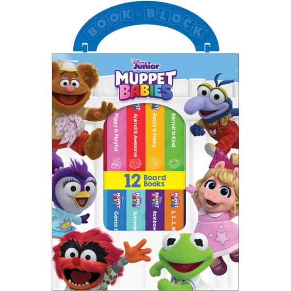 Disney Junior - Muppet Babies My First Library Board Book Block 12-Book Set - PI Kids