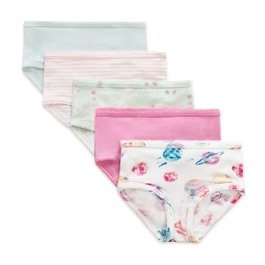 Little Planets & Magical Unicorn Organic Cotton Toddler Girl Underwear 5 Pack