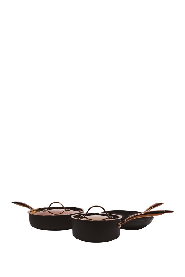Black Starter Cookware 5-Piece Set