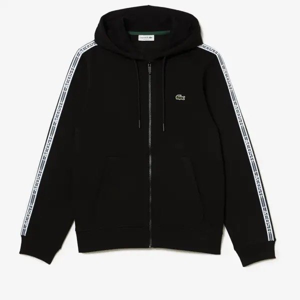 Tape Cotton-Blend Hoodie