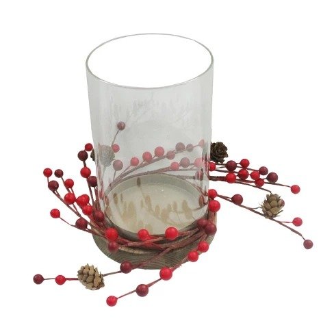 Glass Candle Vase with Berries - Wondershop&#153;