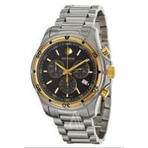 Movado Men's Series 800 Gold-Plated Chronograph Watch 2600098
