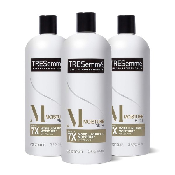 TRESemmé Conditioner Moisture Rich 3 Count for Dry Hair