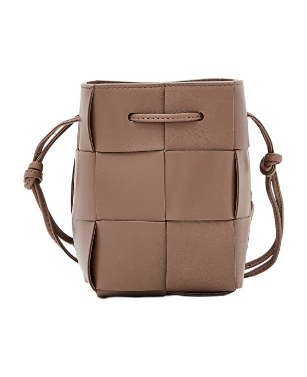 Mini Bucket Leather Shoulder Bag | italist, ALWAYS LIKE A SALE