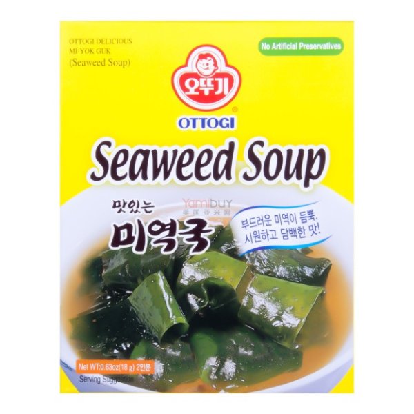 OTTOGI不倒翁 速食韩式传统海带汤 2回份 18g