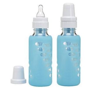 Dr. Brown's New Glass Bottle Set, Blue, 8 Ounce