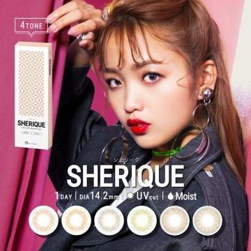 [Contact lenses] SHERIQUE [10 lenses / 1Box] / Daily Disposal 1day Disposal Colored Contact Lens DIA 14.2mm Moisture 55%