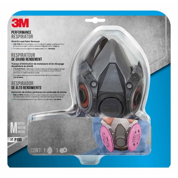 Medium Mold and Lead Paint Removal Respirator Mask