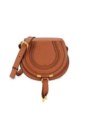 Marcie Leather Saddle Crossbody Bag