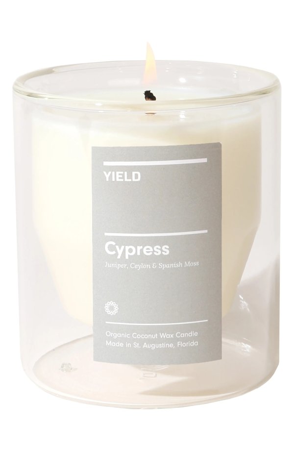 Cypress CBD Double Wall Candle
