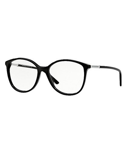 Black Signature-Arm Round Eyeglasses