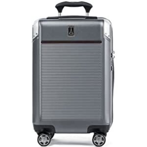 Travelpro Platinum Elite Hardside Expandable Spinner Wheel Luggage, Vintage Grey, 21-Inch