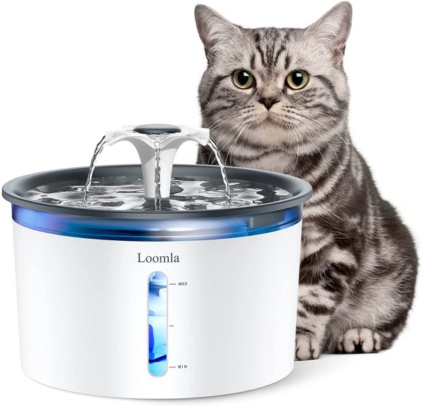Loomla Cat Water Fountain, 85oz/2.5L
