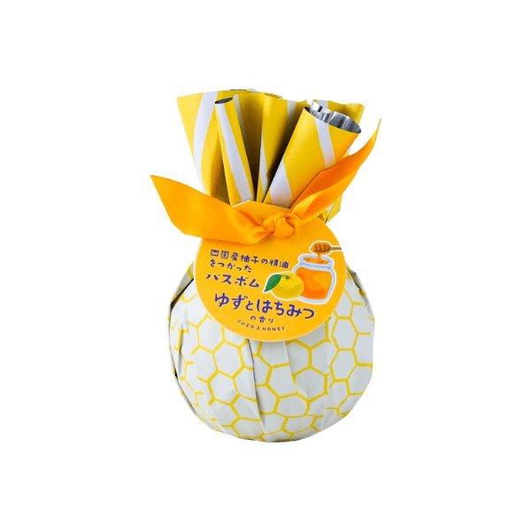 日本FRUIT FOREST 滋润泡澡球沐浴炸弹 #柚子和蜂蜜香味 150g 限定版 | 亚米