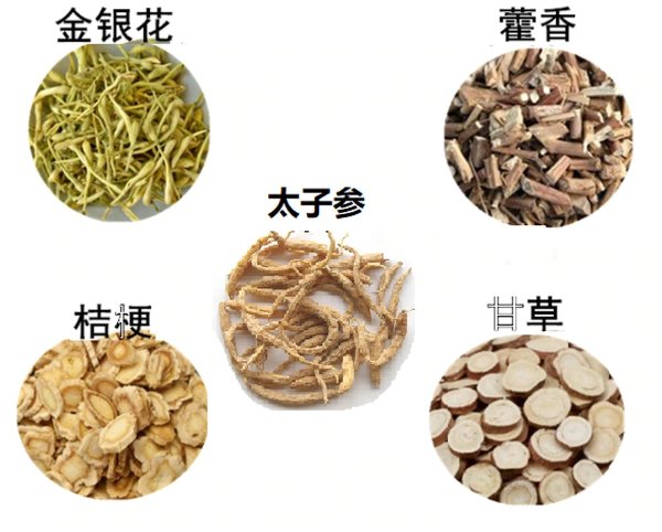 Traditional Chinese Herbal Tea- 5 Herbs- 3 Bags