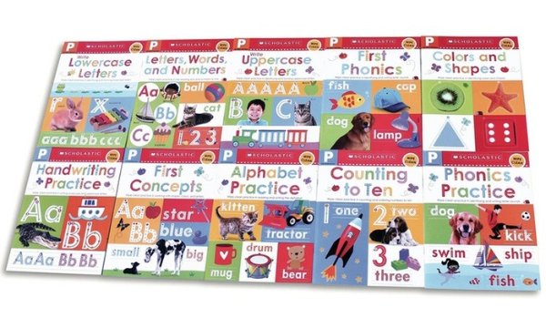 Scholastic Wipe-Clean Board Books Bundle (11-Piece)