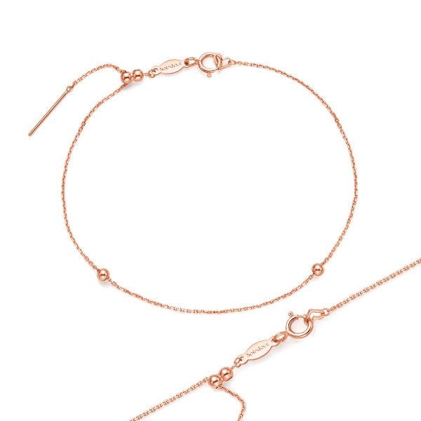 So-in-Love Collection 18K Rose Rose Gold Extra Thin Bracelet Chain