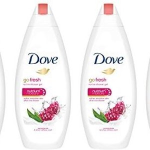 Dove go fresh 石榴味沐浴乳 22oz每瓶4瓶装