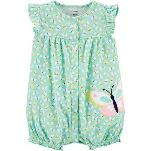 Baby Girl Carter's Butterfly Snap-Up Romper