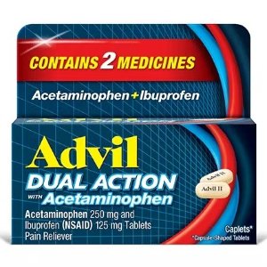 Advil 扑热息痛+布洛芬 双效止疼药