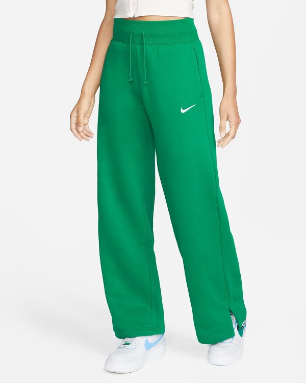 Nike Store Nike Sportswear Phoenix Fleece Women's High-Waisted Wide-Leg  Sweatpants..com 65.00