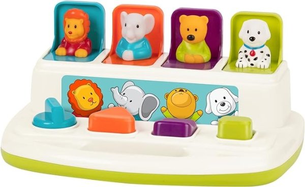 - Pop-Up Pals - Cause & Effect Learning Toy for Babies