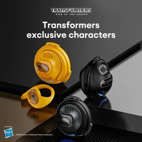Transformers Tf-t07 Wireless Hanging Ear Earphone Hd Call Noise Reduction Game Music - Temu