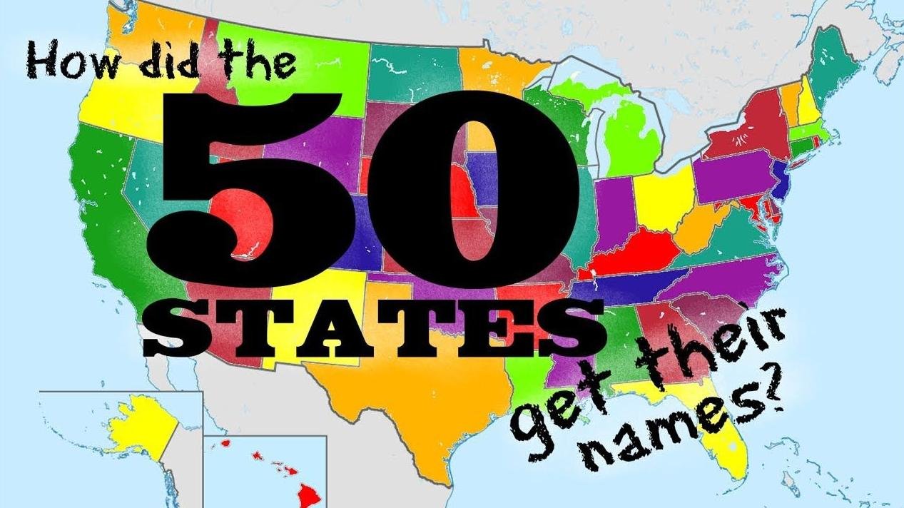 美国各州的名字起源，背后都有啥神奇的小故事~