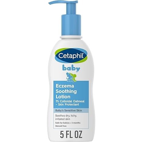 Baby Eczema Soothing Lotion with Colloidal Oatmeal, Doctor Recommended Sensitive Skincare Brand for Dry, Itchy and Irritated Skin, 5 Fl. Oz