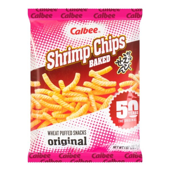 CALBEE Baked Shrimp Flavored Chips 28g