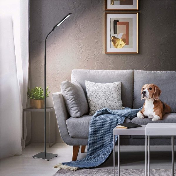 Miroco LED Floor Lamp with 4 Brightness Levels and 4 Colors Temperatures