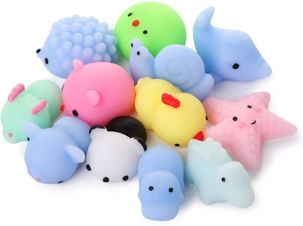 . Pen- Squishy Toys, 12 Pack, Squishy, Squishes for Kids, Squishy Toy, Squishy Pack, Squishes, Squishy Animals, Mochi Squishy, Stress Relief Toy, Mini Squishes, Animal Squishies, Small Toys for Kids