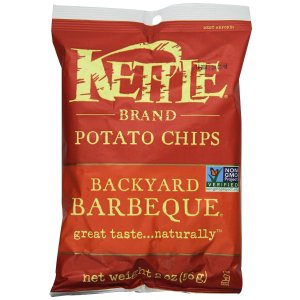 Kettle Brand Chips, Backyard BBQ, 2-ounces (Pack of24)