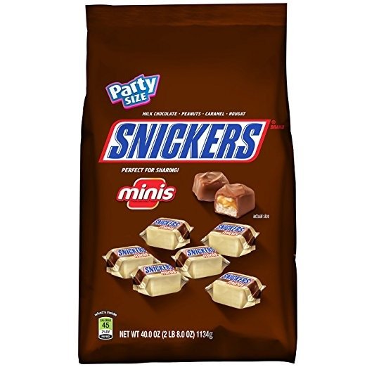 Minis Size Chocolate Candy Bars 40-Ounce Bag