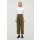 BELTED HIGH-WAIST TROUSERS - Khaki Green - Wide-leg trousers - COS US